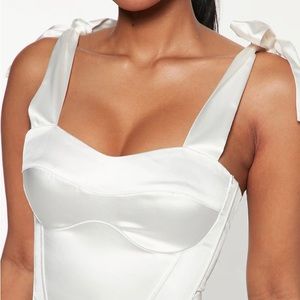 Fashion Nova Satin Corset Top
